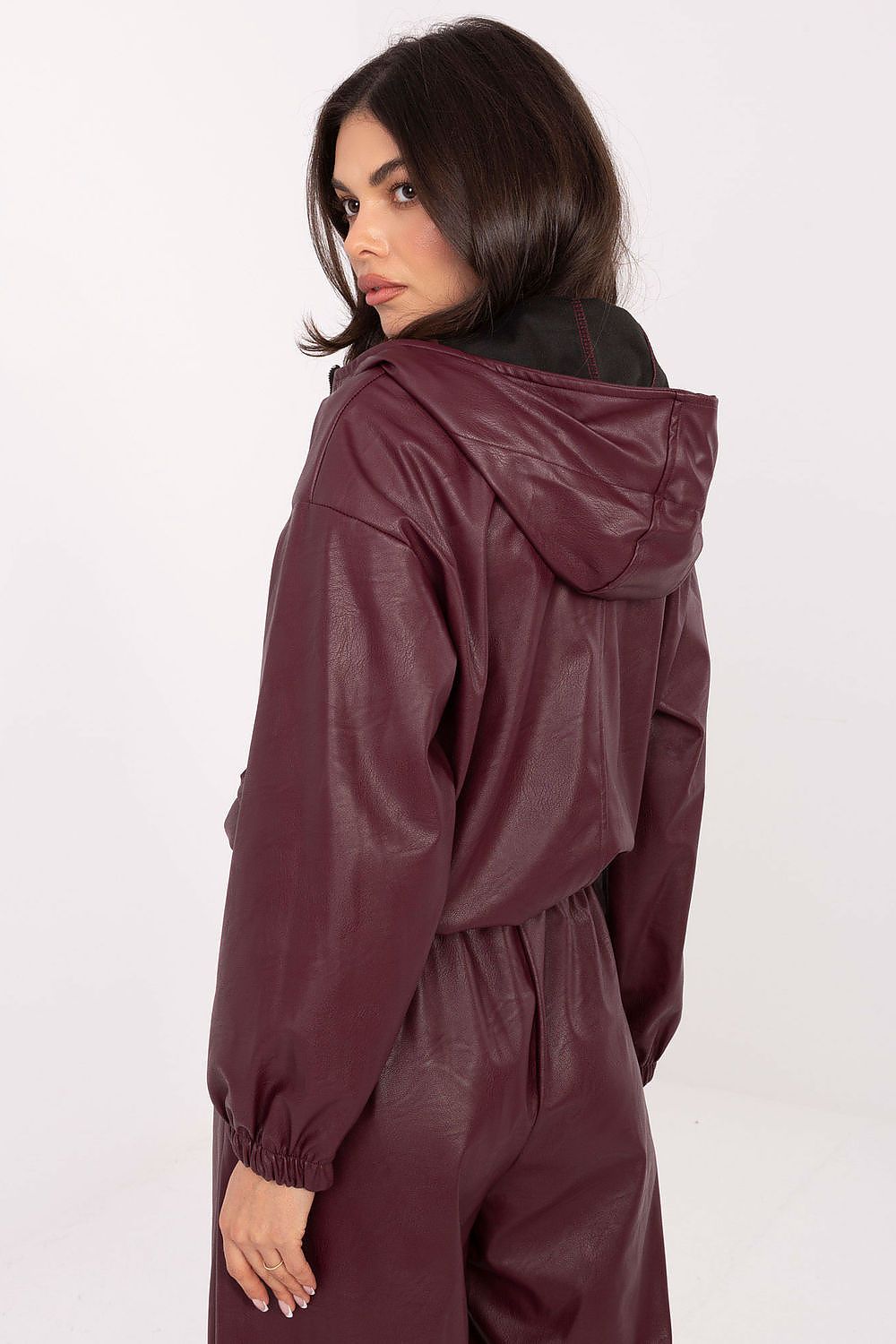   Kurtka Damska Model IT-KR-FL9729.15P Bordo - Rue Paris 