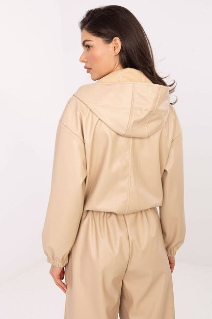   Kurtka Damska Model IT-KR-FL9729.15P Beige - Rue Paris 