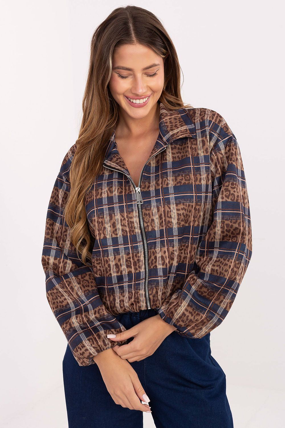   Kurtka Damska Model IT-KR-5773.23 Blue - Rue Paris 