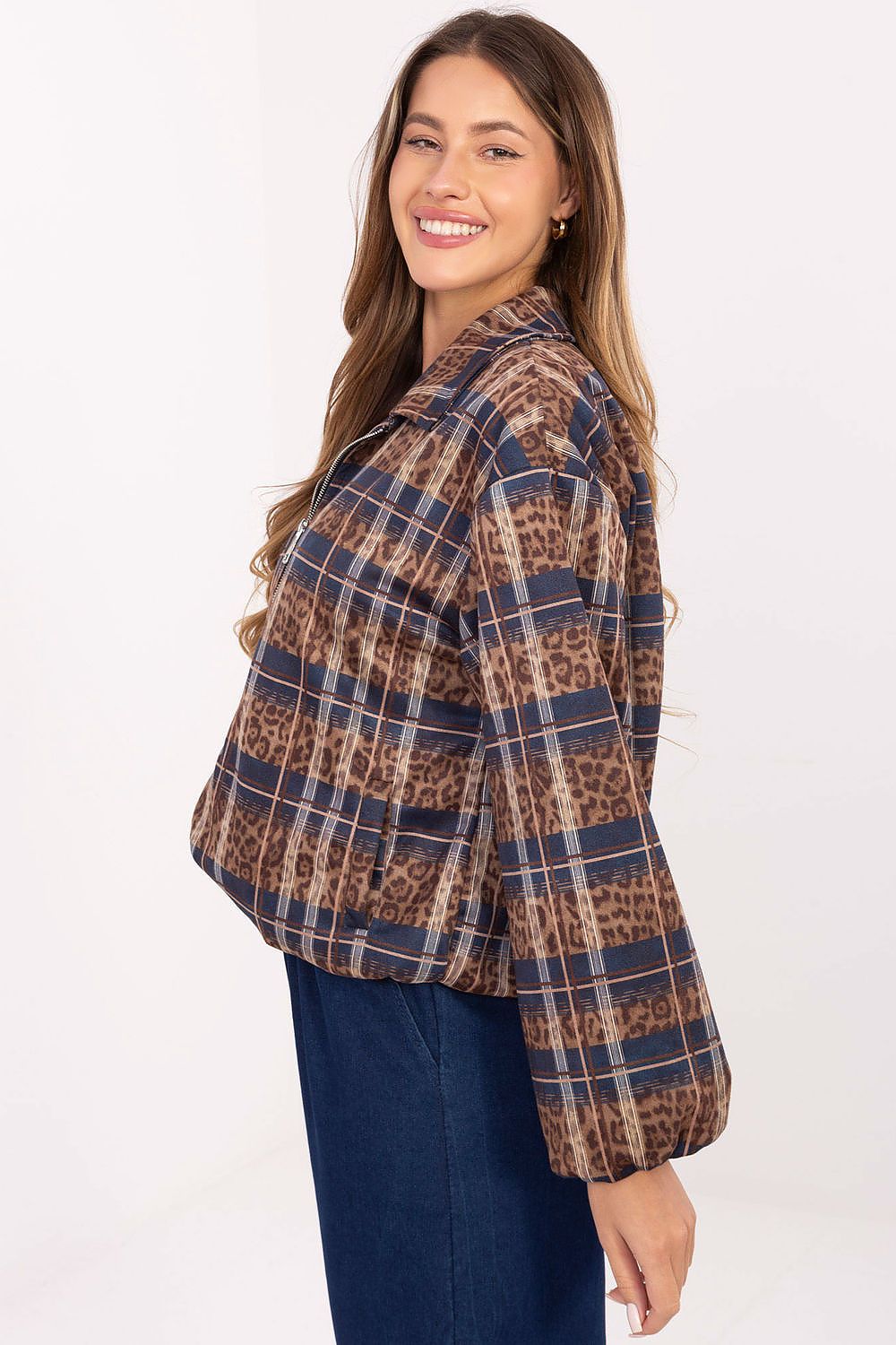   Kurtka Damska Model IT-KR-5773.23 Blue - Rue Paris 