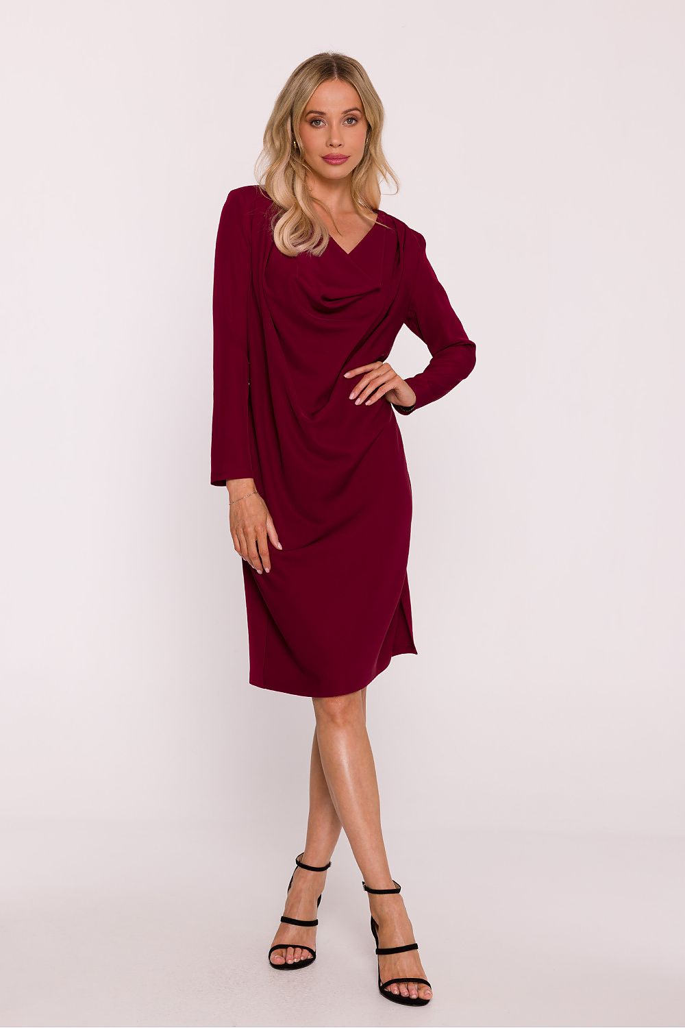  Sukienka Model S428 Bordo - Stylove 
