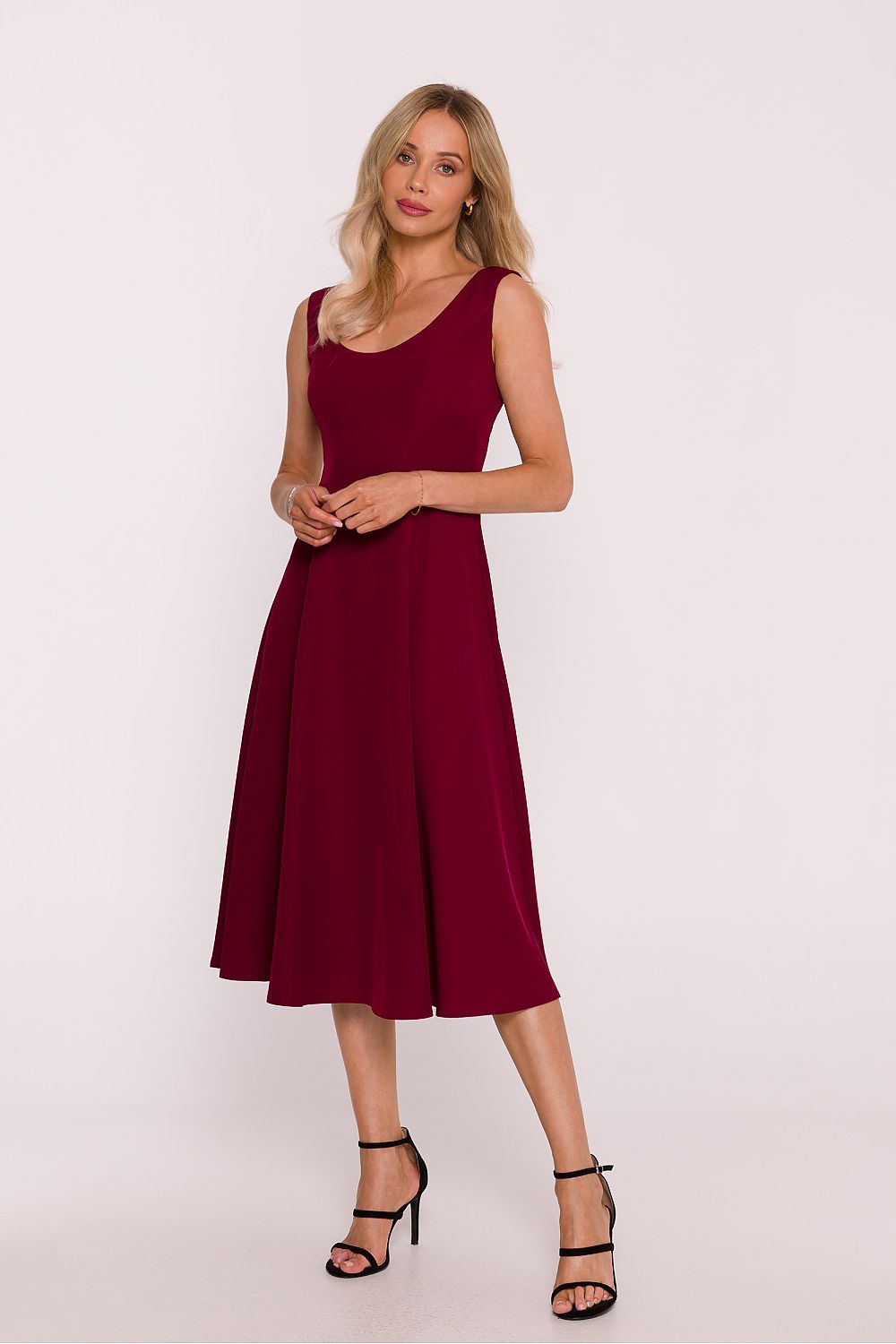  Sukienka Model S424 Bordo - Stylove 