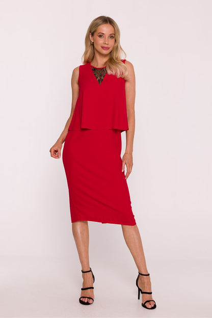  Sukienka Model S422 Red - Stylove 