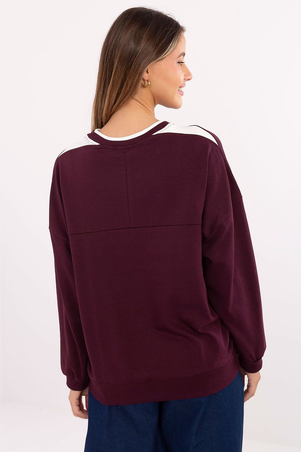   Bluza Damska Model RV-BL-A940.60 Bordo - Relevance 