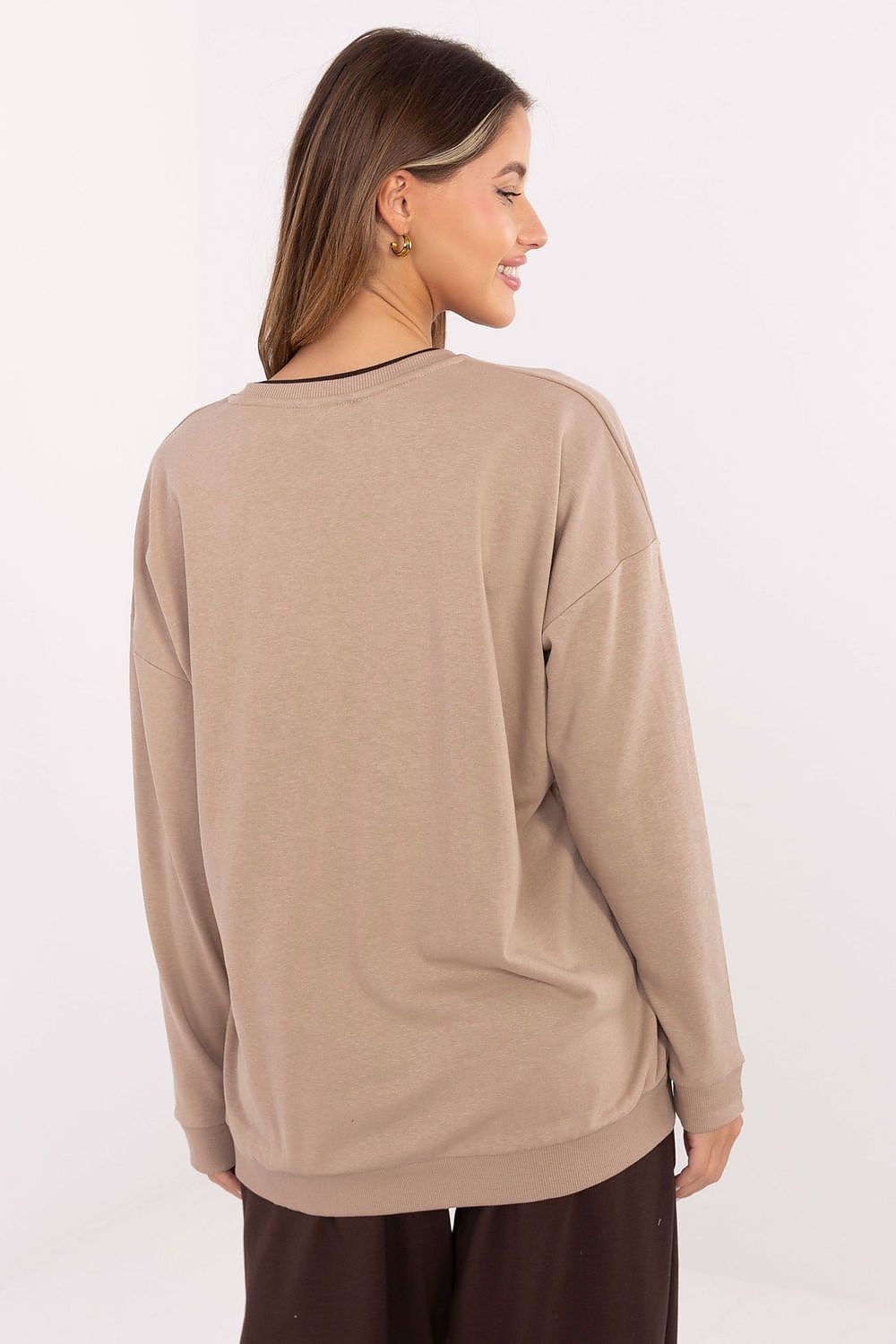   Bluza Damska Model RV-BL-A941.58 Dark Beige - Relevance 