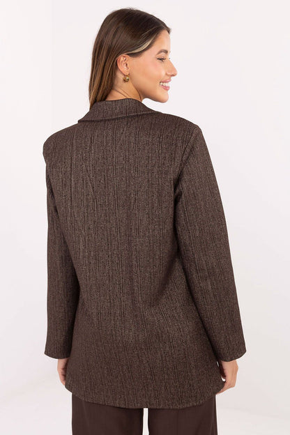   Marynarka Model IT-MA-FL8315.02P Brown - Italy Moda 