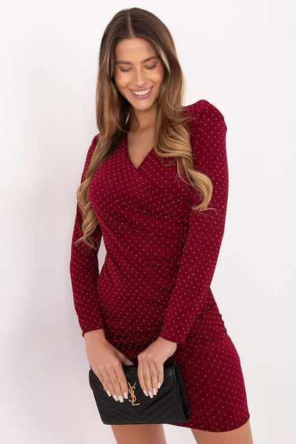  Sukienka Model IT-SK-20277.03P Bordo - Italy Moda 