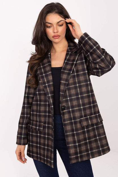   Marynarka Model IT-MA-21739.16P Black - Italy Moda 