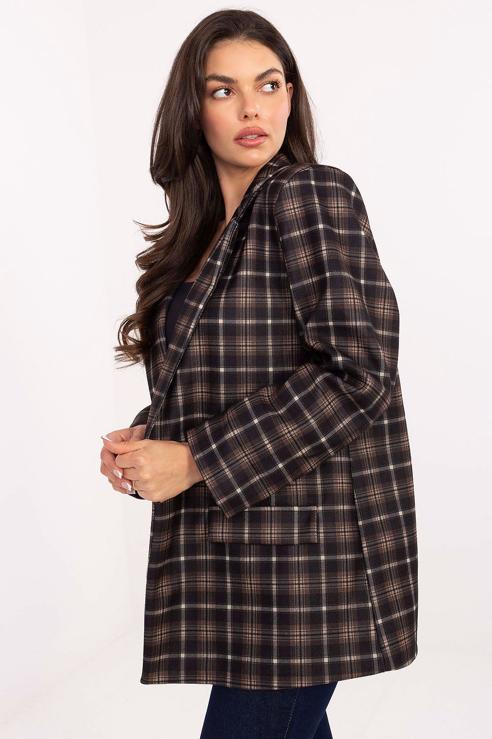   Marynarka Model IT-MA-21739.16P Black - Italy Moda 