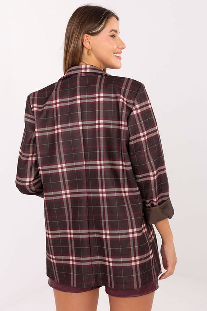   Marynarka Model IT-MA-21739.16P Brown - Italy Moda 