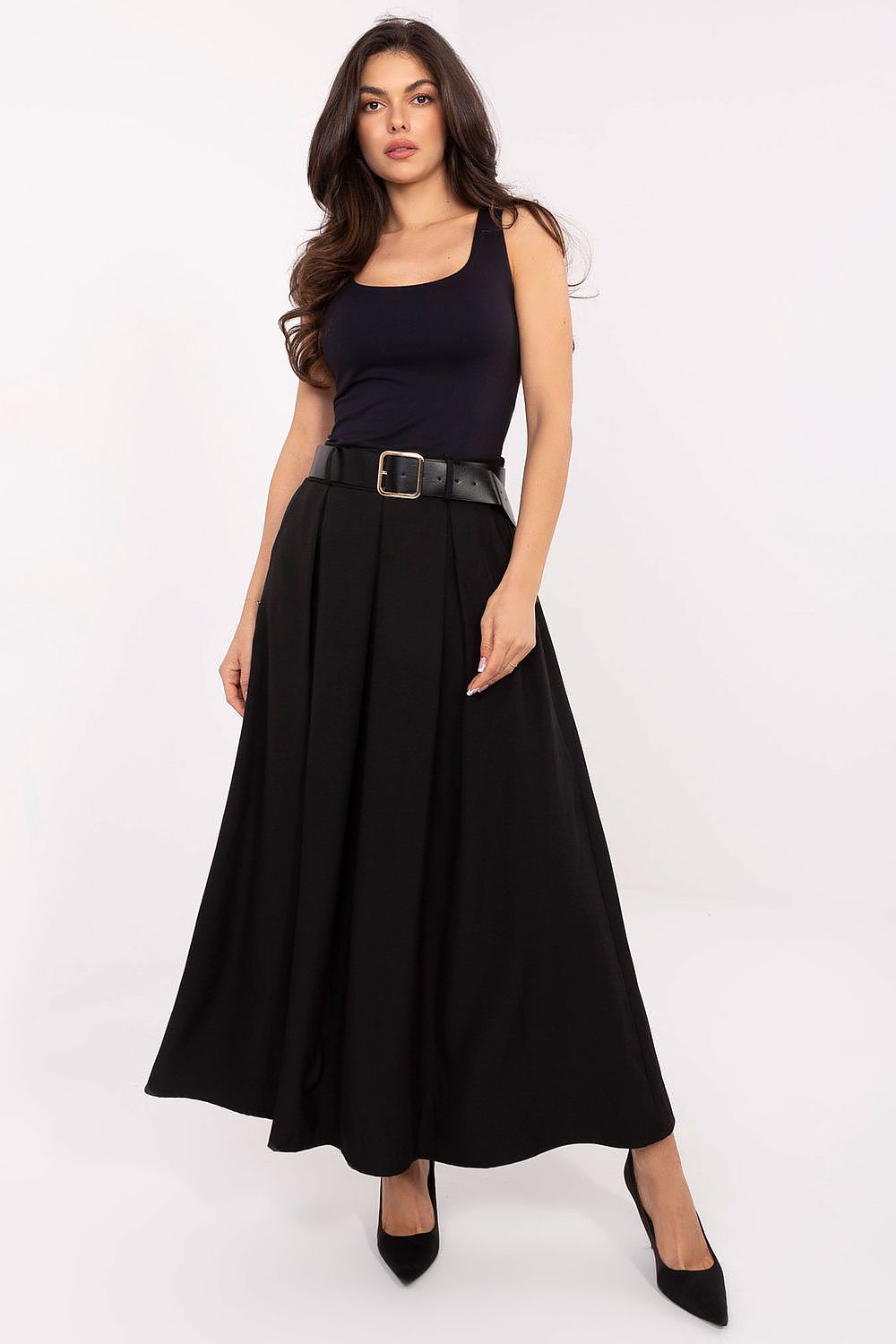  Spódnica Model IT-SD-19720.17P Black - Italy Moda 
