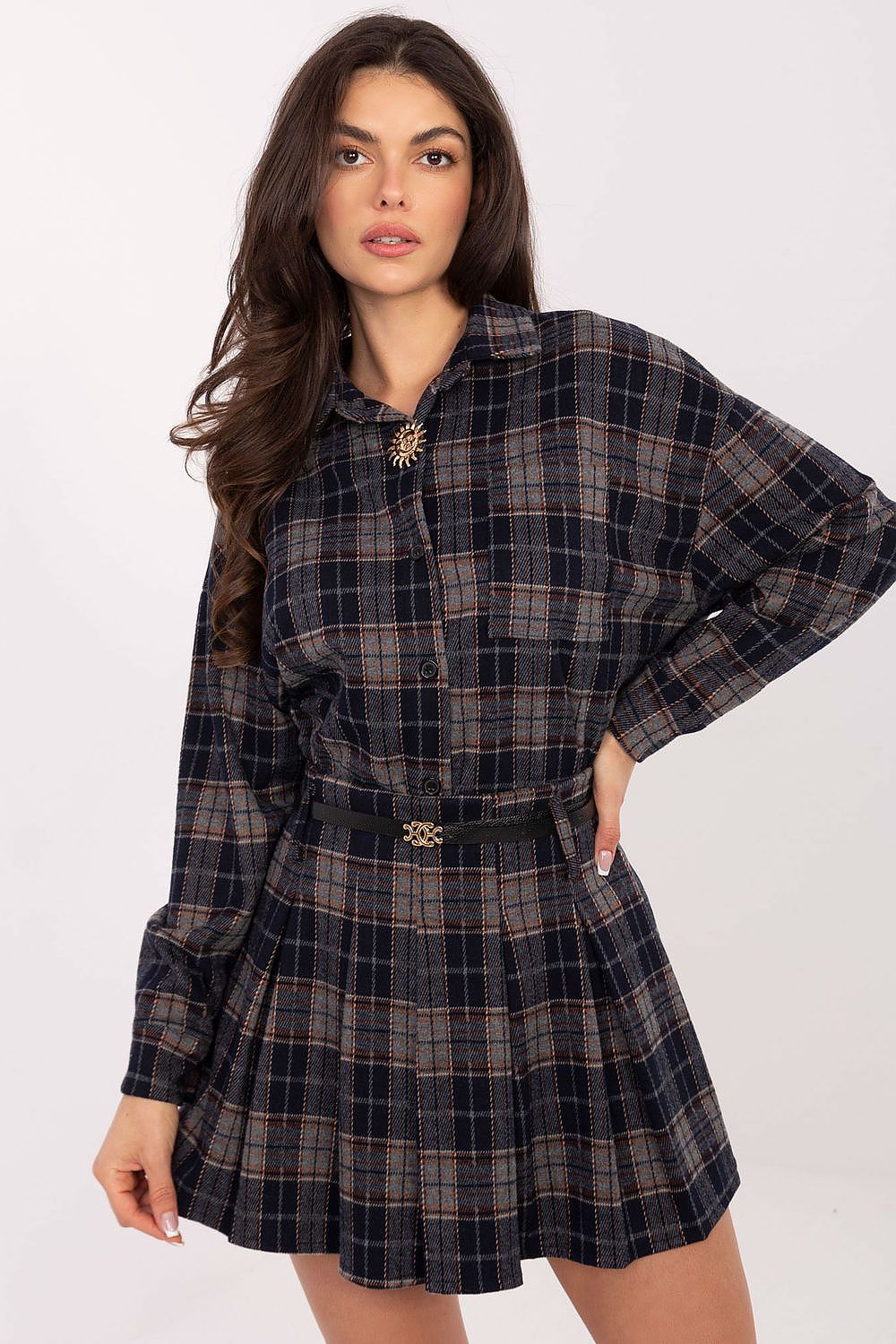  Spódnica Model IT-SD-GT560109.18P Navy - Italy Moda 