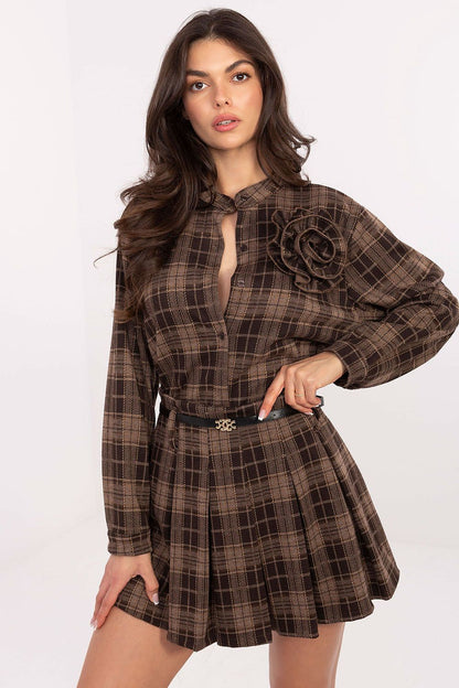  Spódnica Model IT-SD-GT560109.18P Brown - Italy Moda 