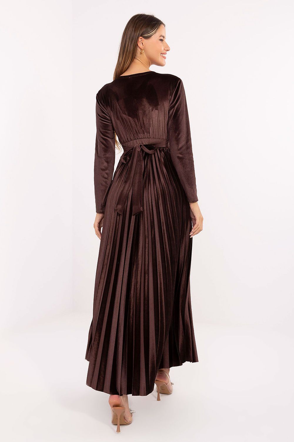  Sukienka Model IT-SK-16919.04P Dark Brown - Italy Moda 