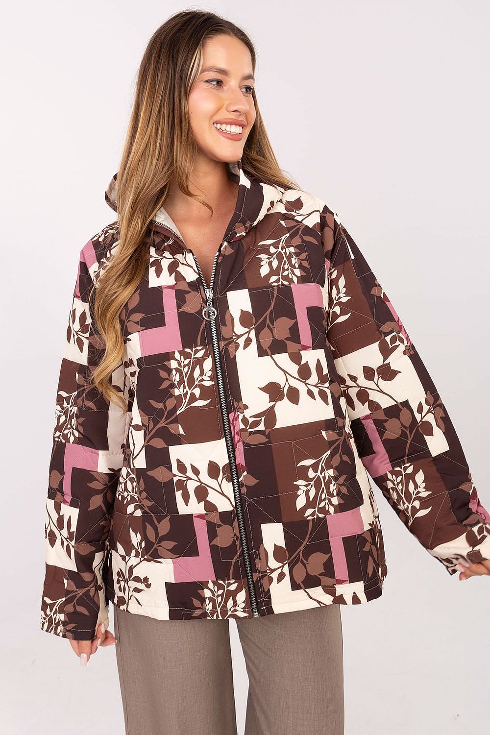   Kurtka Damska Model IT-KR-21685.23 Brown - Italy Moda 