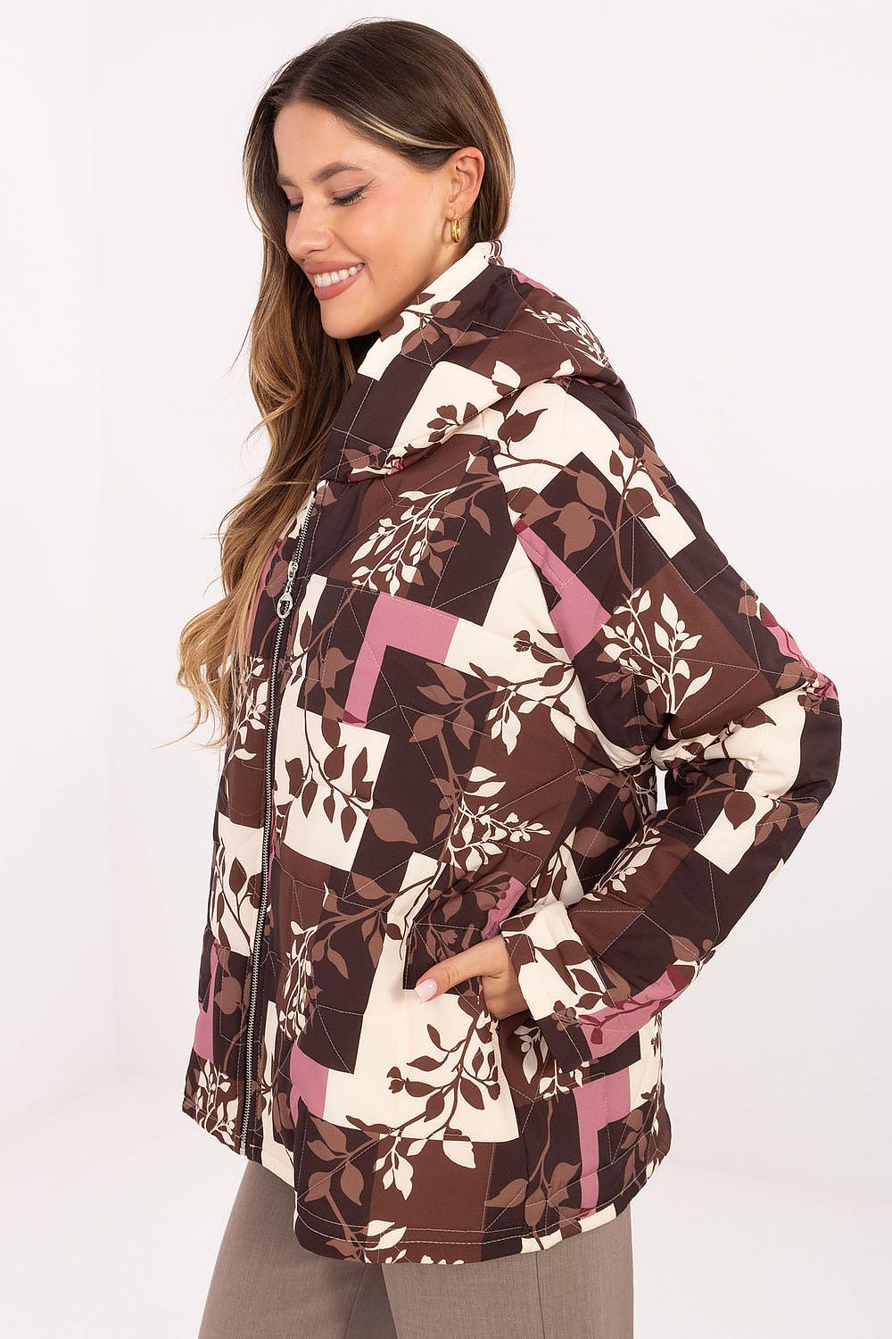   Kurtka Damska Model IT-KR-21685.23 Brown - Italy Moda 