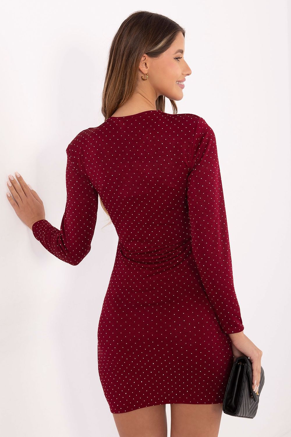  Sukienka Model IT-SK-20277.03P Bordo - Italy Moda 