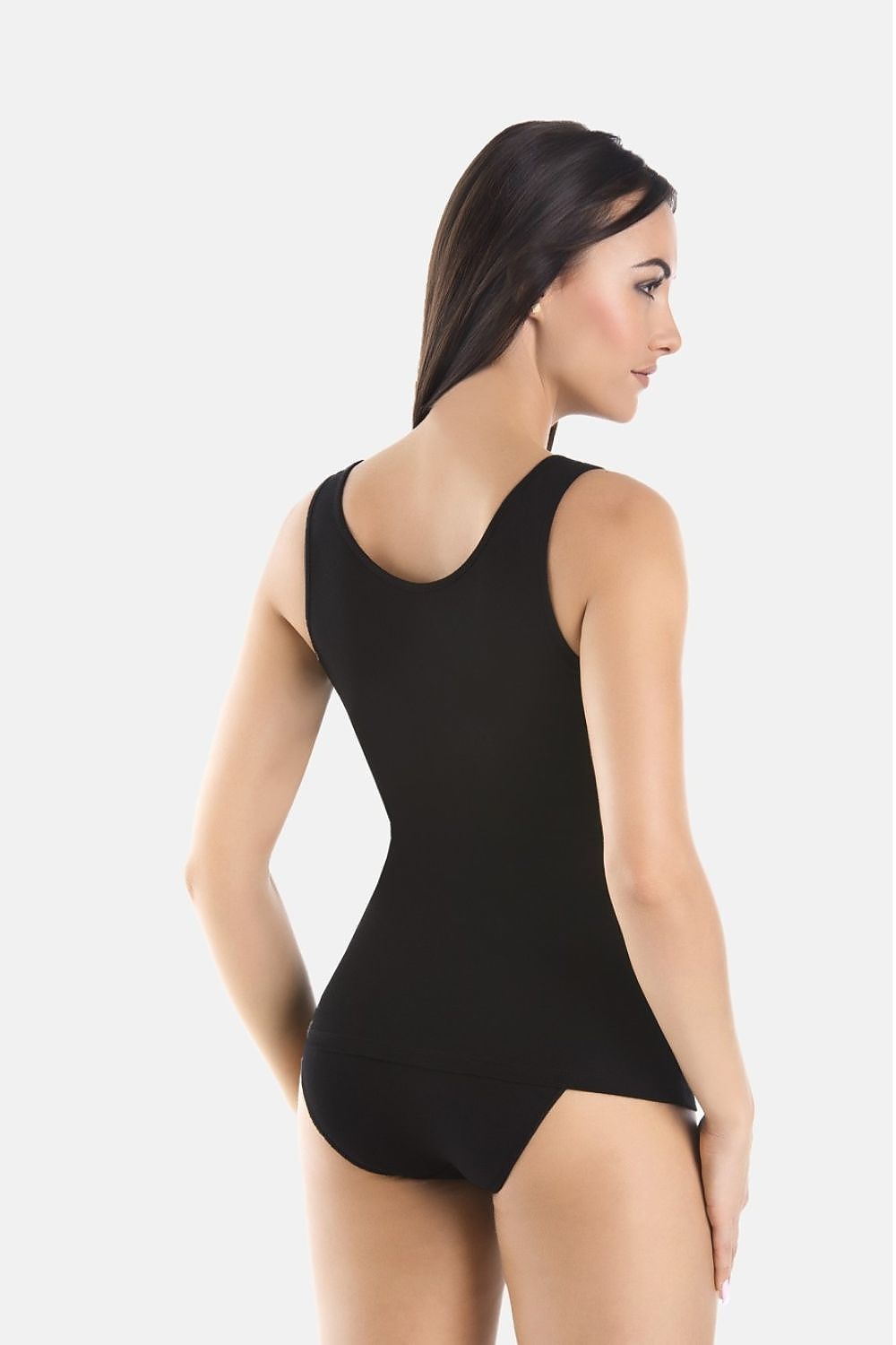  Koszulka nocna Komplet Koszulka Model Claudia V 2302-2 Black/White - Teyli 
