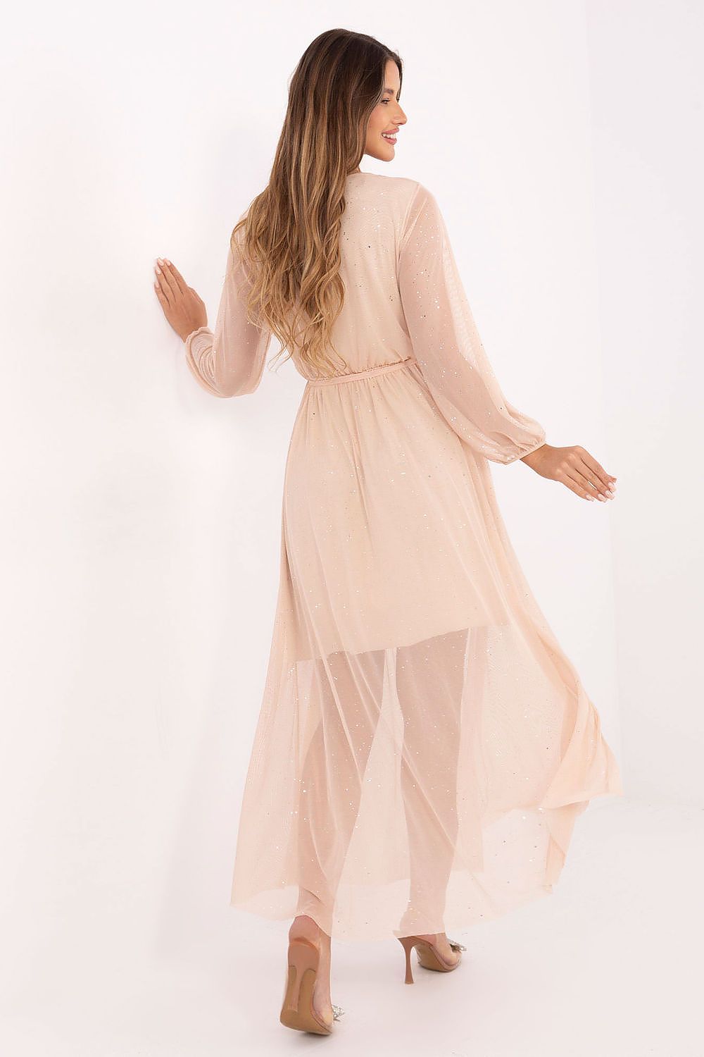  Sukienka Model IT-SK-21808.01 Light Beige - Italy Moda 
