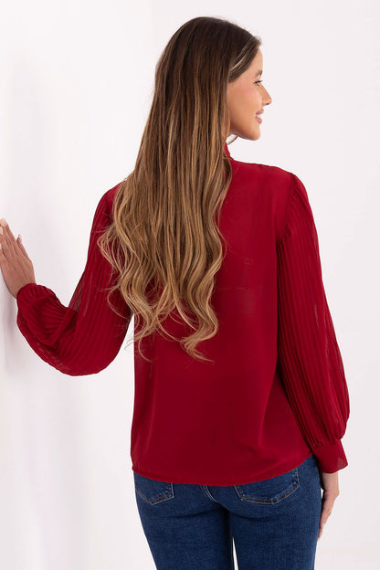   Koszula Damska Model MI-KS-A2818.09 Bordo - Italy Moda 