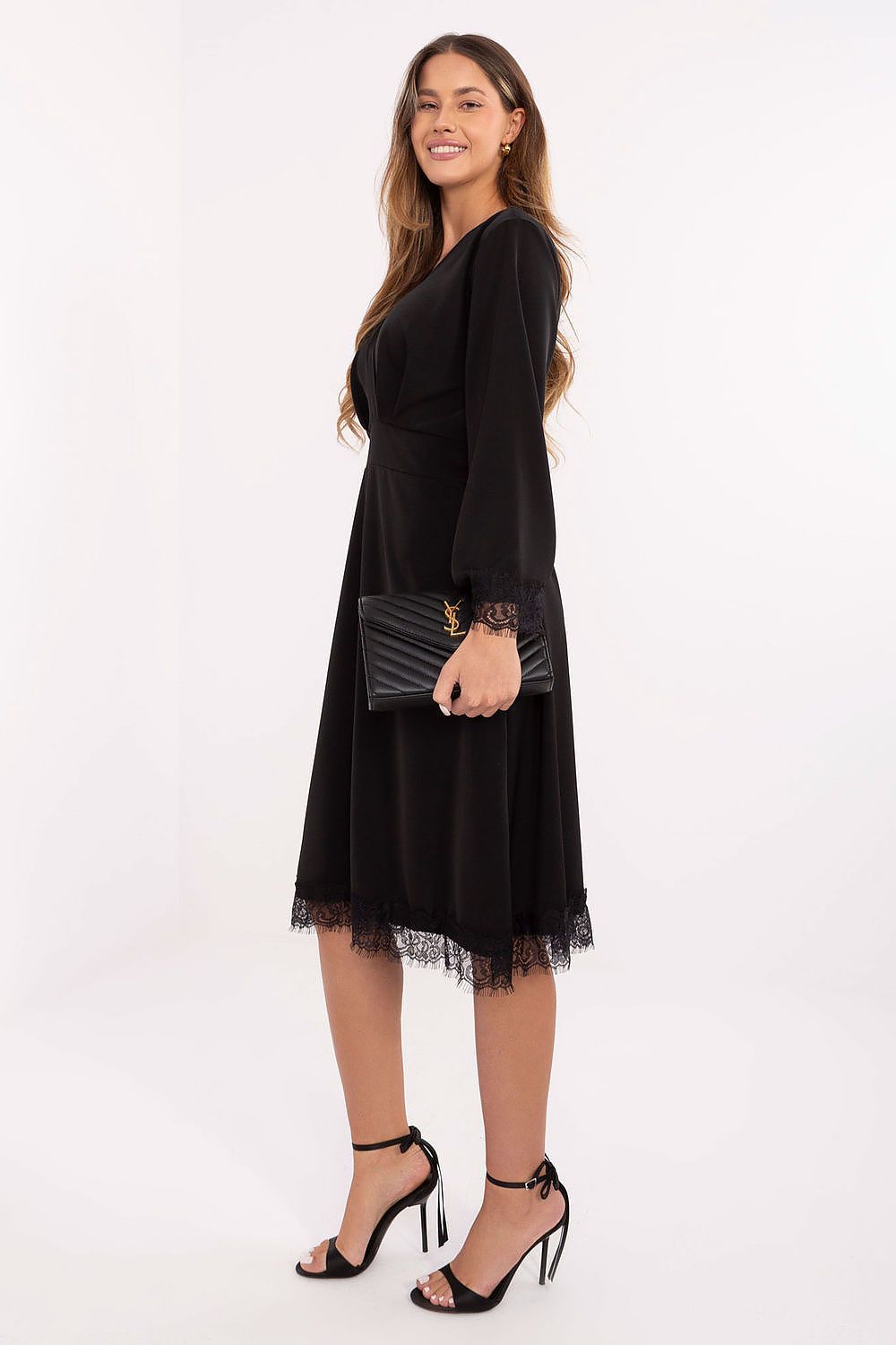   Sukienka Model MI-SK-92477.18P Black - Italy Moda 
