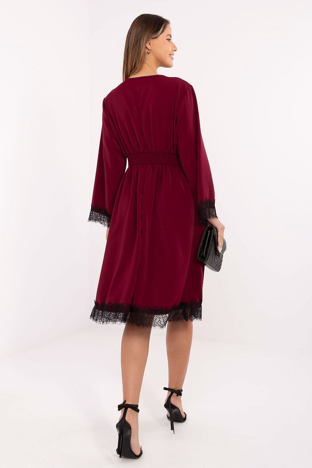   Sukienka Model MI-SK-92477.18P Bordo - Italy Moda 