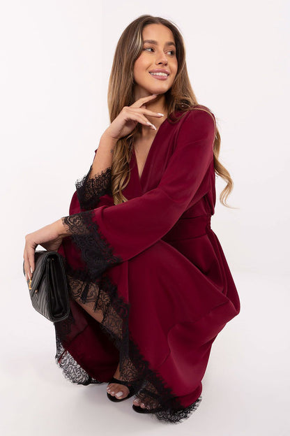   Sukienka Model MI-SK-92477.18P Bordo - Italy Moda 
