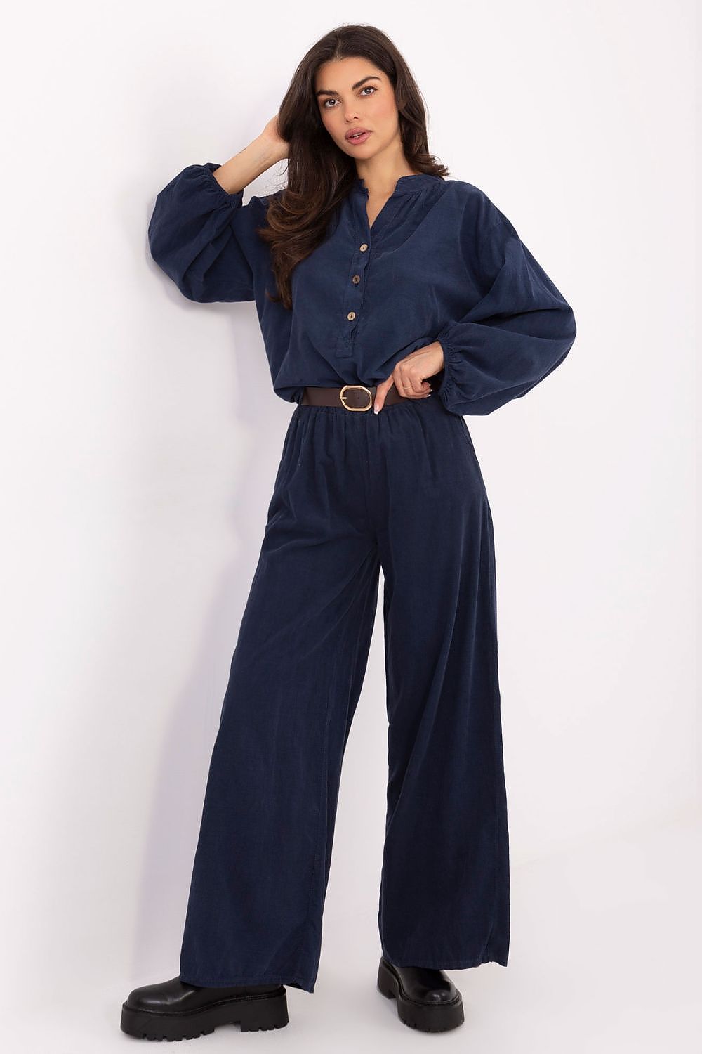   Bluzka Model IT-KS-233607.63 Navy - Italy Moda 