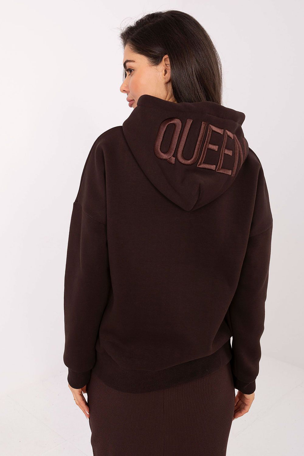   Bluza Damska Model RV-BL-A1006.27 Dark Brown - Relevance 