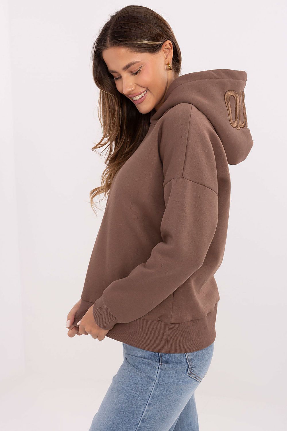   Bluza Damska Model RV-BL-A1006.27 Brown - Relevance 
