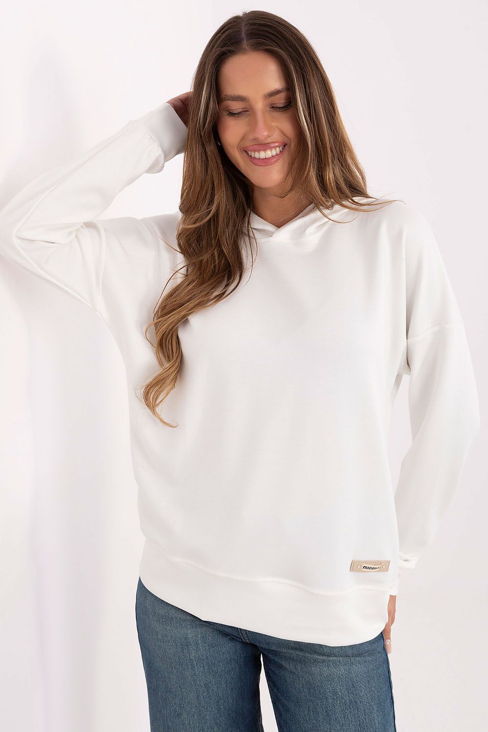   Bluza Damska Model RV-BL-A902.24 Ecru - Relevance 