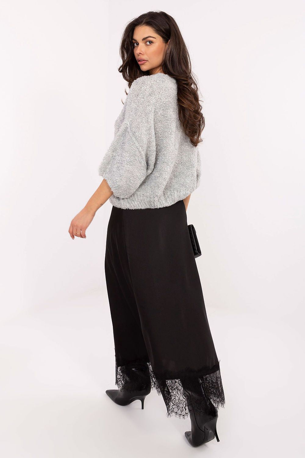  Spódnica Model MI-SD-4213-1.94 Black - Rue Paris 