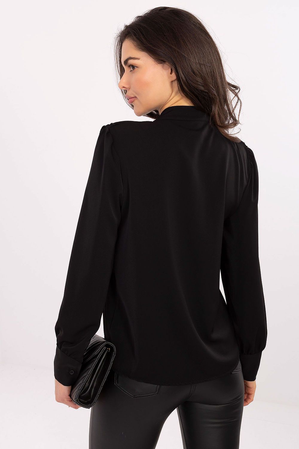   Koszula Damska Model MI-KS-3282.53 Black - Rue Paris 