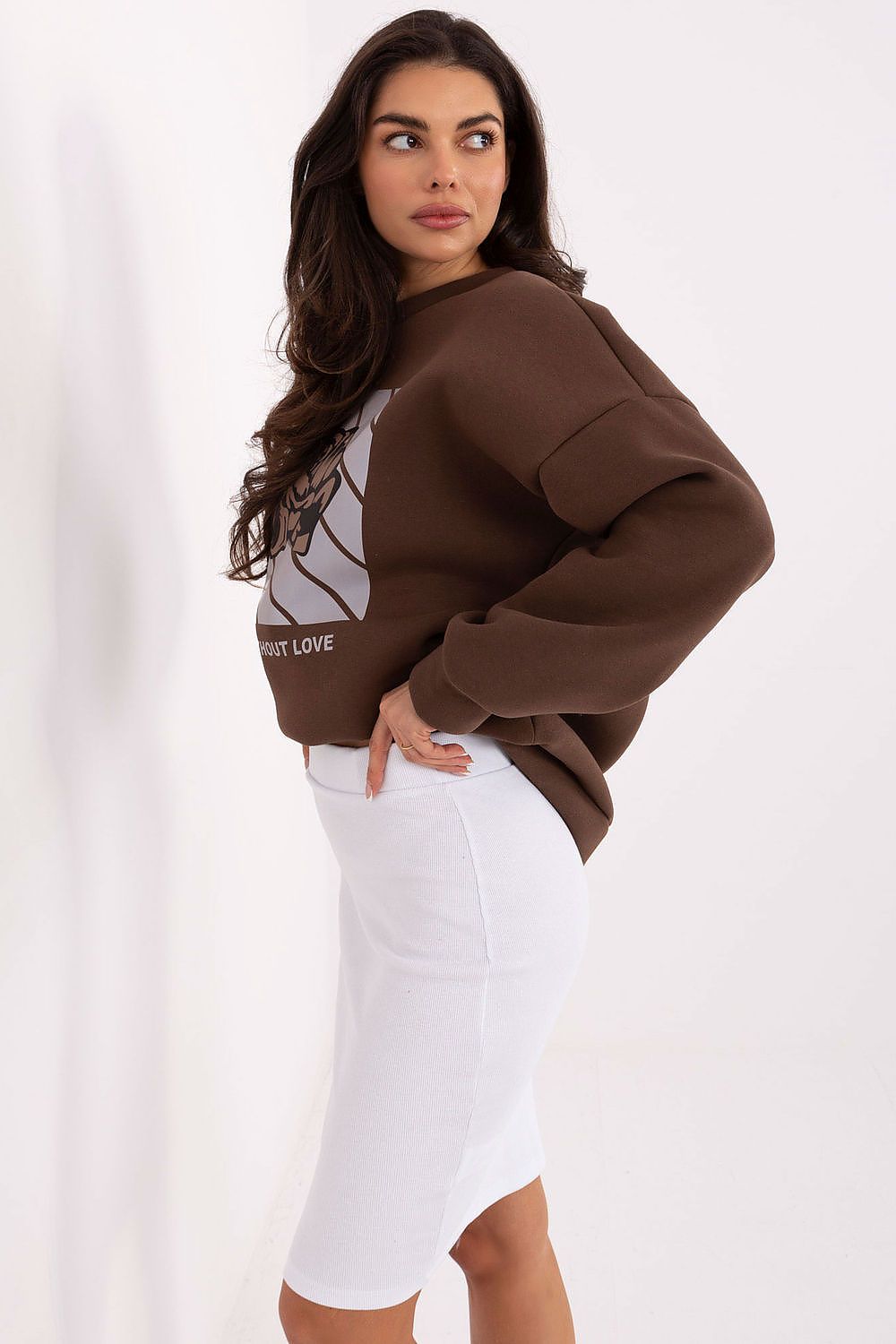  Spódnica Model RV-SD-4271.29P White - Rue Paris 