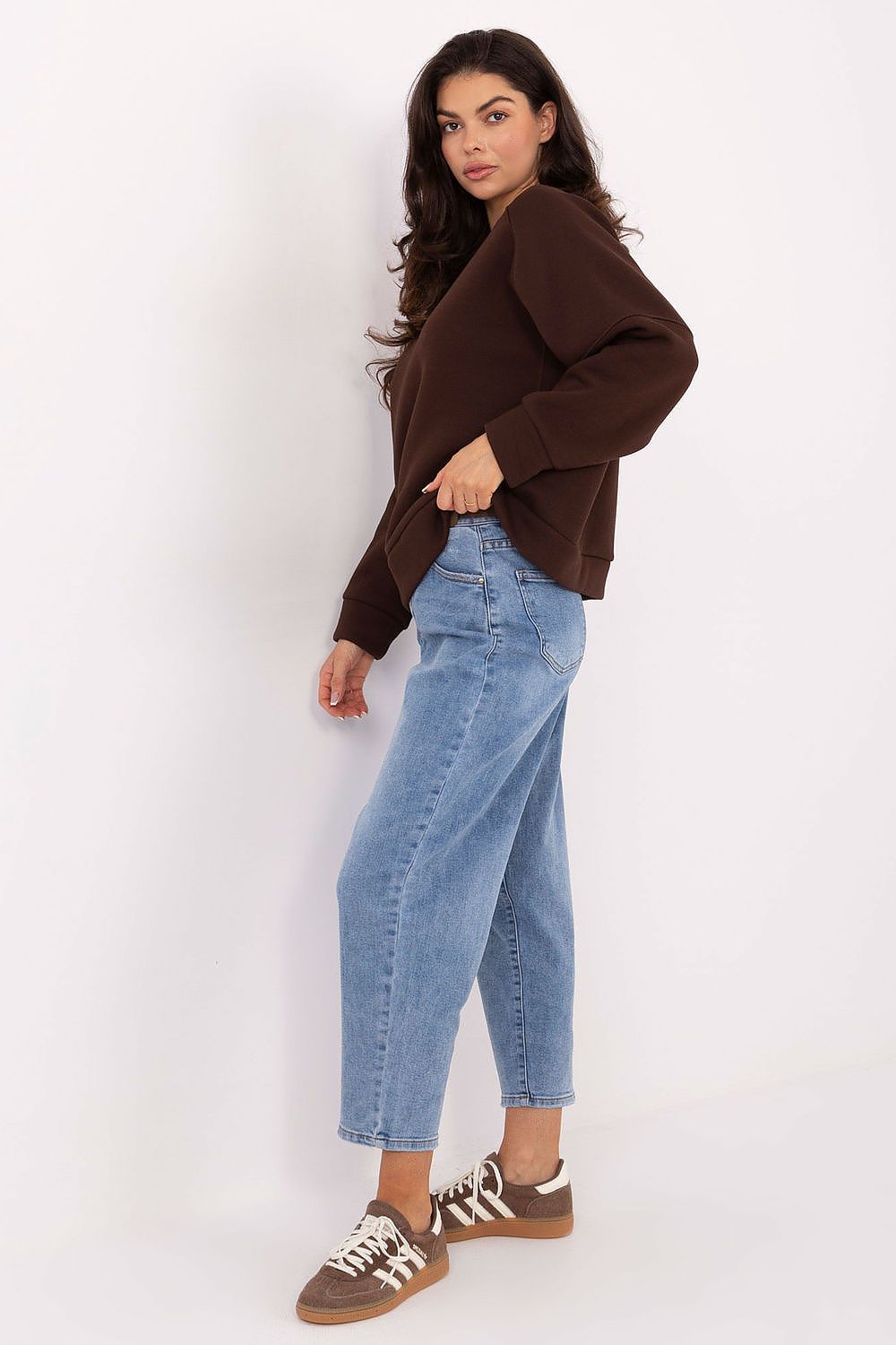   Bluza Damska Model MJ-BL-H2525.66 Dark Brown - Factory Price 