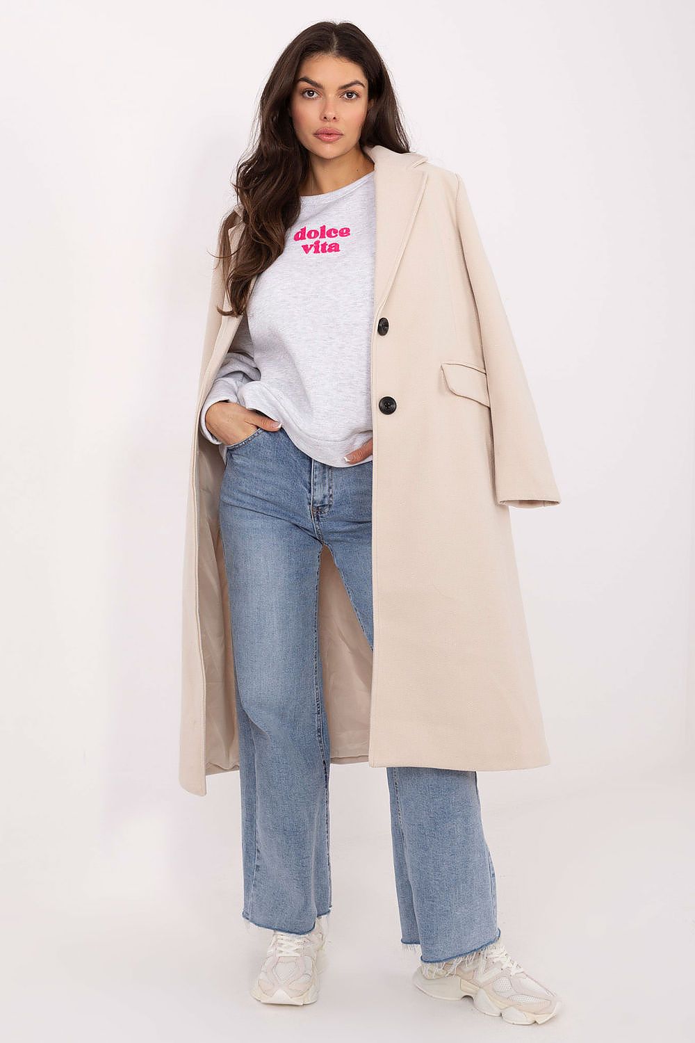   Bluza Damska Model MJ-BL-H2525.66 Light Grey - Factory Price 