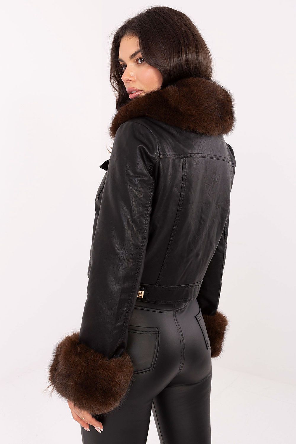   Kurtka Damska Model MBM-KR-PU25-017.97P Black - MBM 