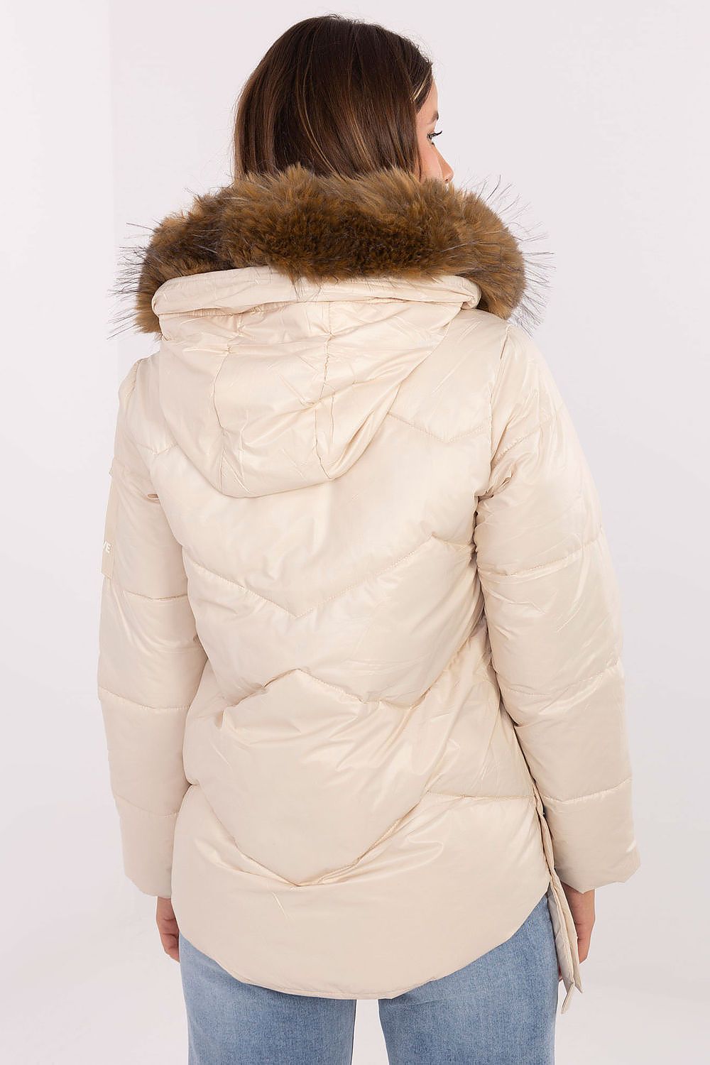   Kurtka Damska Model MBM-KR-856.98P Light Beige - MBM 