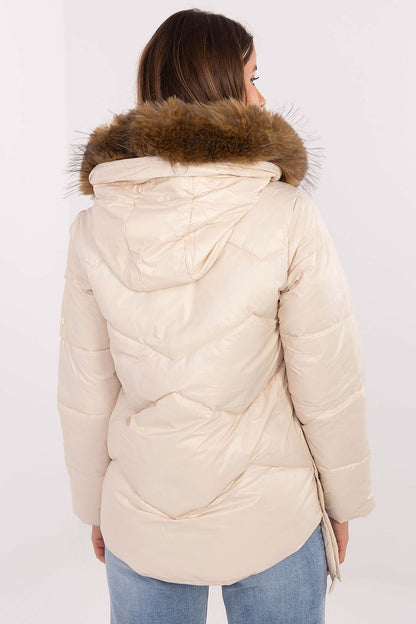   Kurtka Damska Model MBM-KR-856.98P Light Beige - MBM 