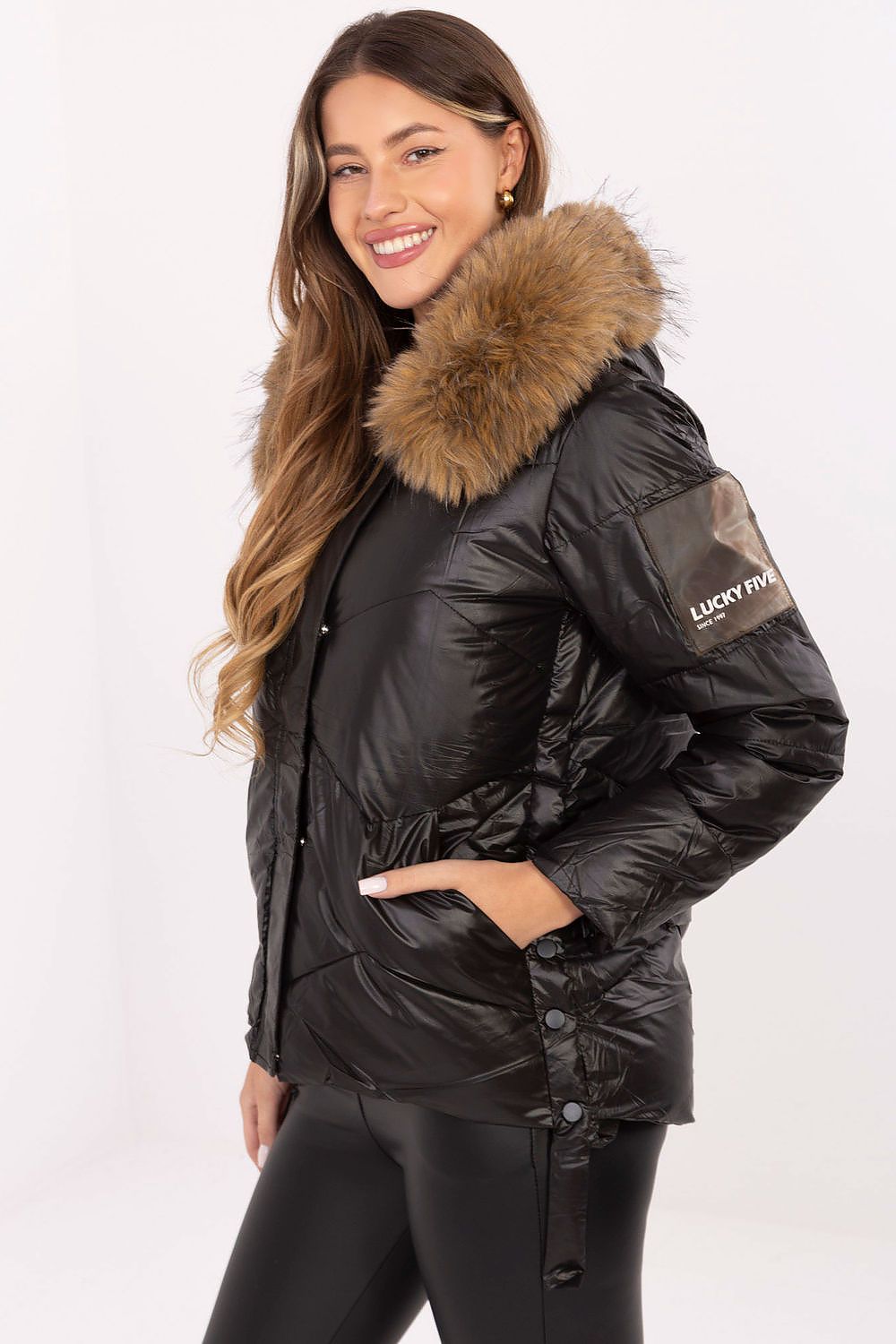  Kurtka Damska Model MBM-KR-856.98P Black - MBM 