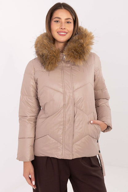   Kurtka Damska Model MBM-KR-856.98P Beige - MBM 