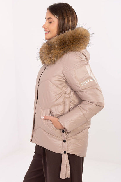   Kurtka Damska Model MBM-KR-856.98P Beige - MBM 