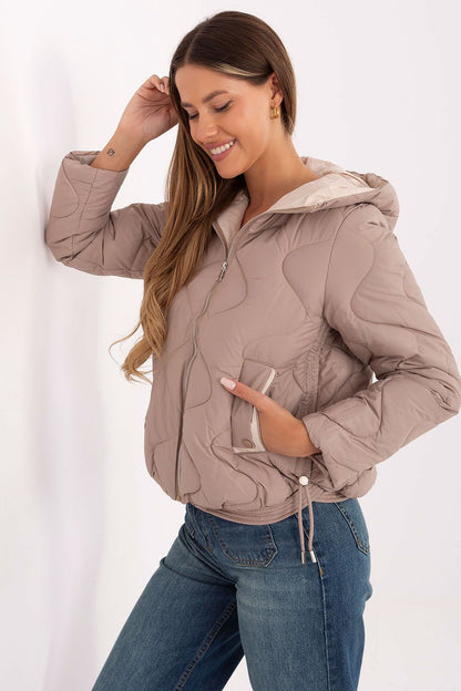   Kurtka Damska Model MBM-KR-2211.88 Dark Beige - MBM 