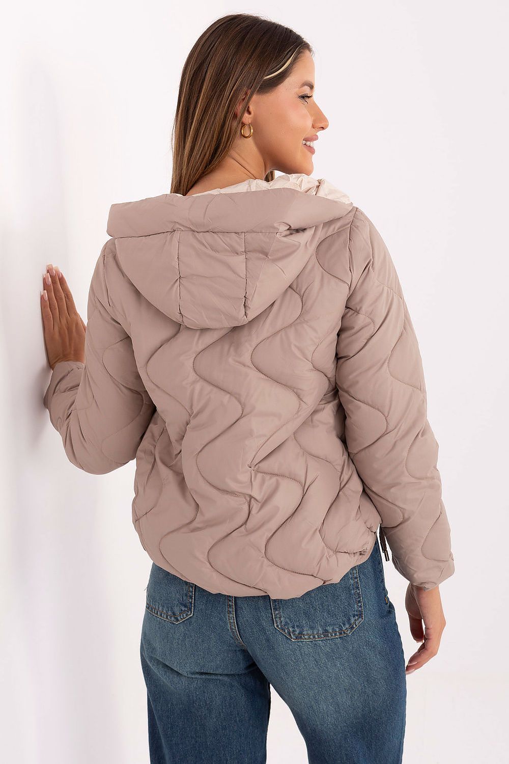   Kurtka Damska Model MBM-KR-2211.88 Dark Beige - MBM 