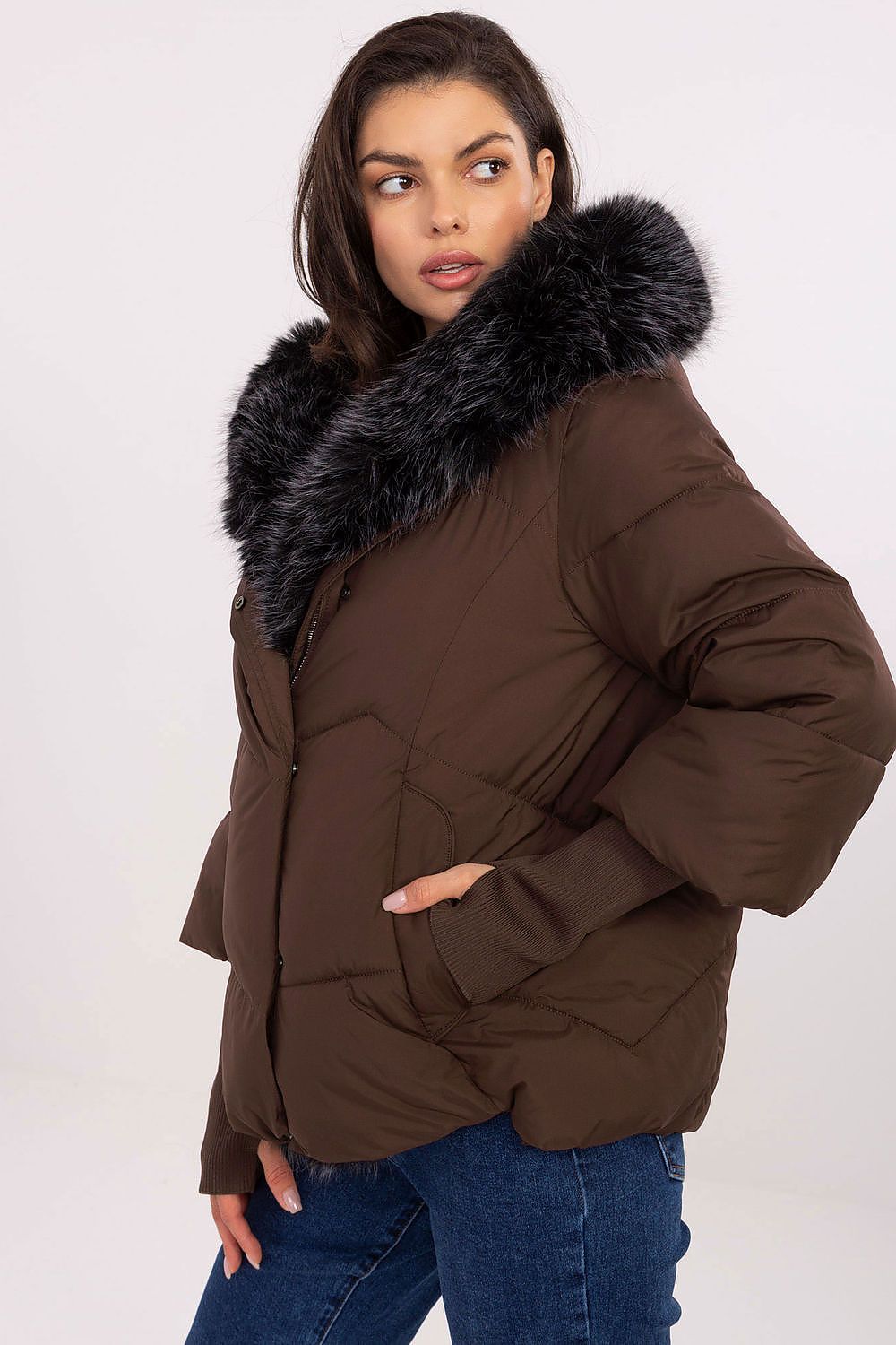   Kurtka Damska Model MBM-KR-2755.76 Brown - MBM 