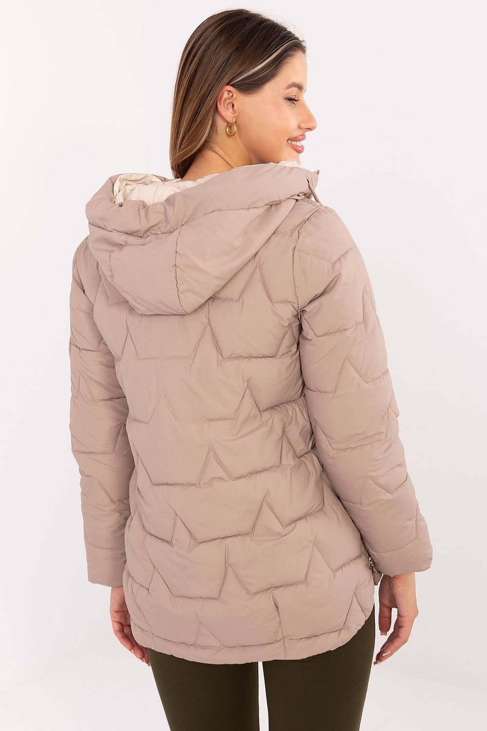   Kurtka Damska Model MBM-KR-2519.21 Dark Beige - MBM 