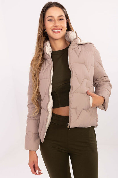   Kurtka Damska Model MBM-KR-2522.31 Dark Beige - MBM 