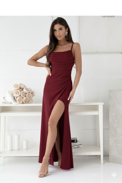  Sukienka Model Sylia 001210. Bordo - With You 