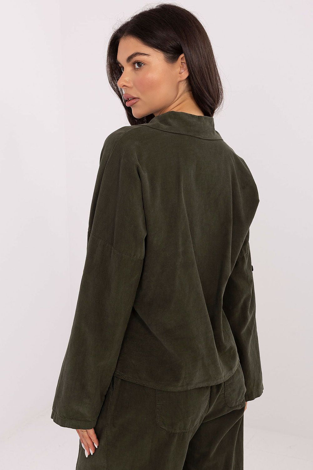   Koszula Damski Model IT-KS-22390.81 Khaki - Italy Moda 