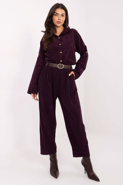  Koszula Damska Model IT-KS-22390.81 Dark Violet - Italy Moda 